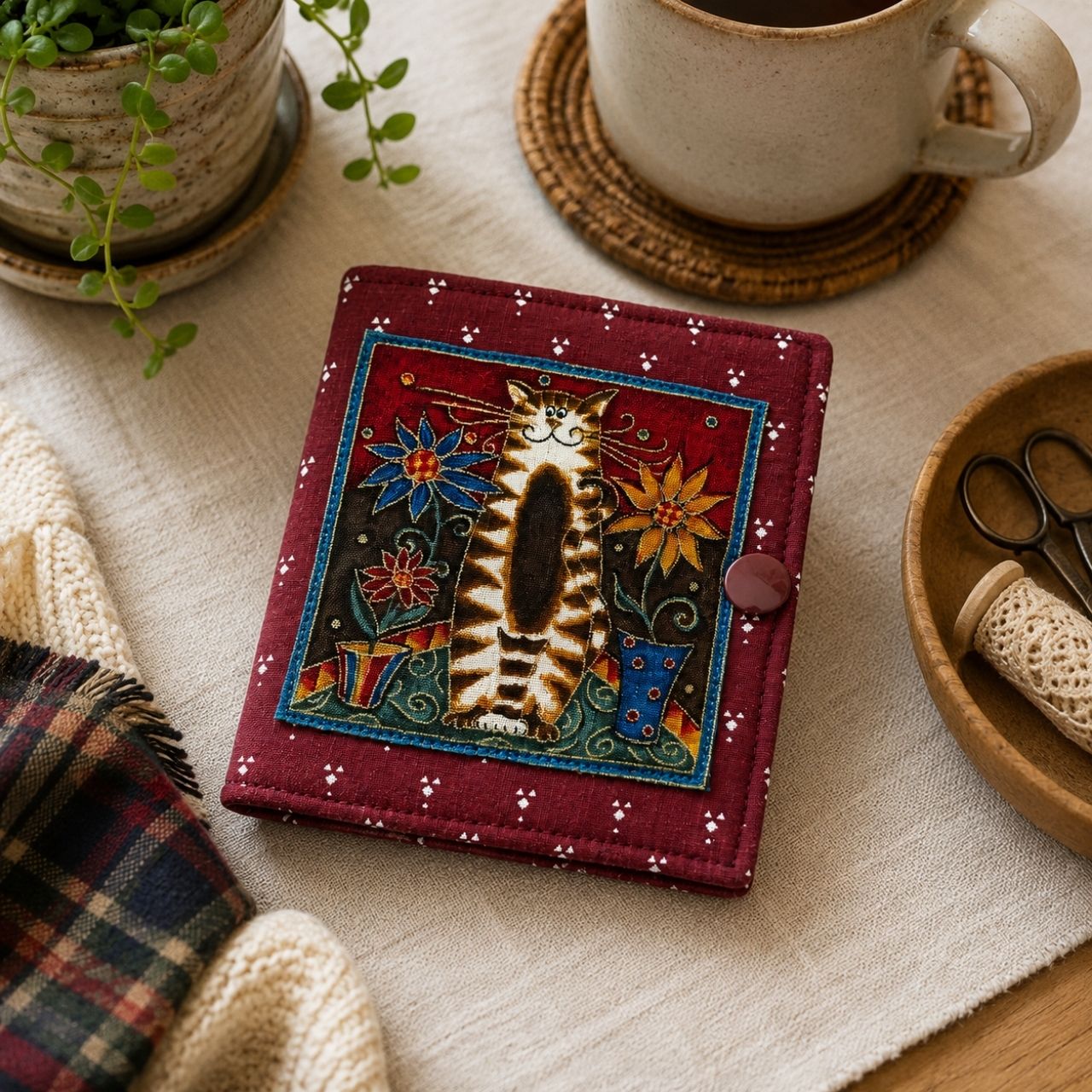 Needle Case with Four Felt Pages (Multiple Designs)