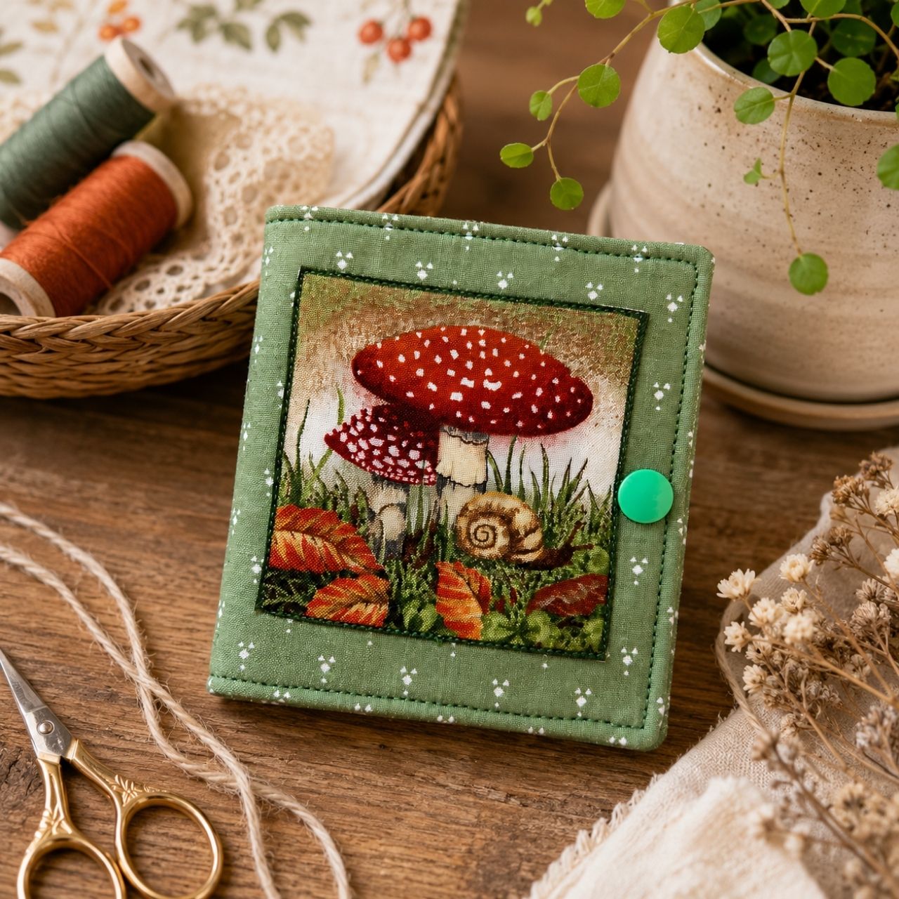 Needle Case with Four Felt Pages (Multiple Designs)