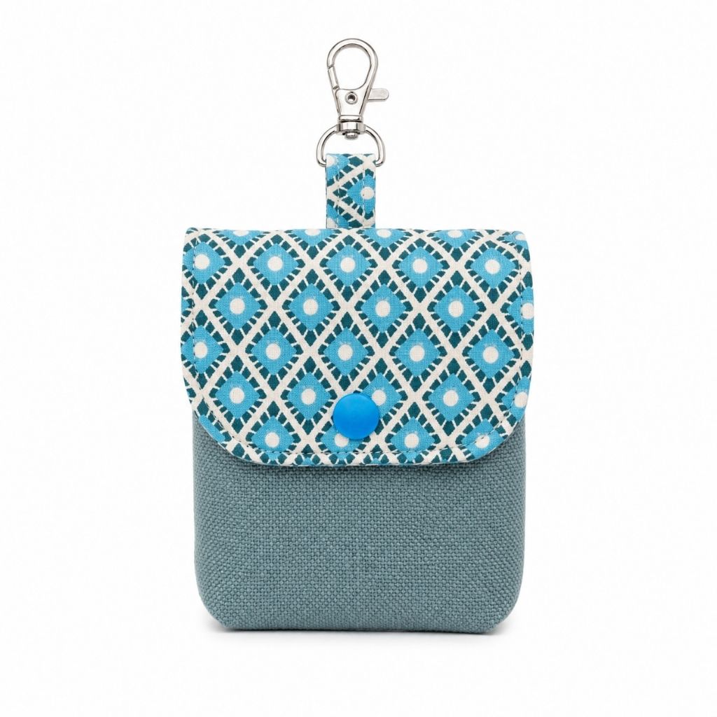 Upcycled Fabric Clip-On Coin Purse (Multiple Designs)