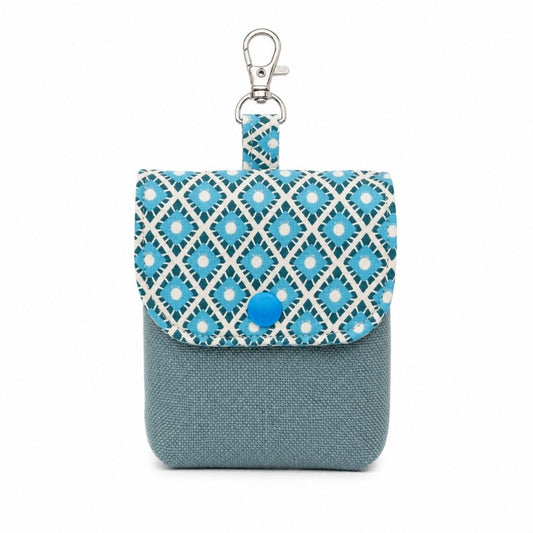 Upcycled Fabric Clip-On Coin Purse