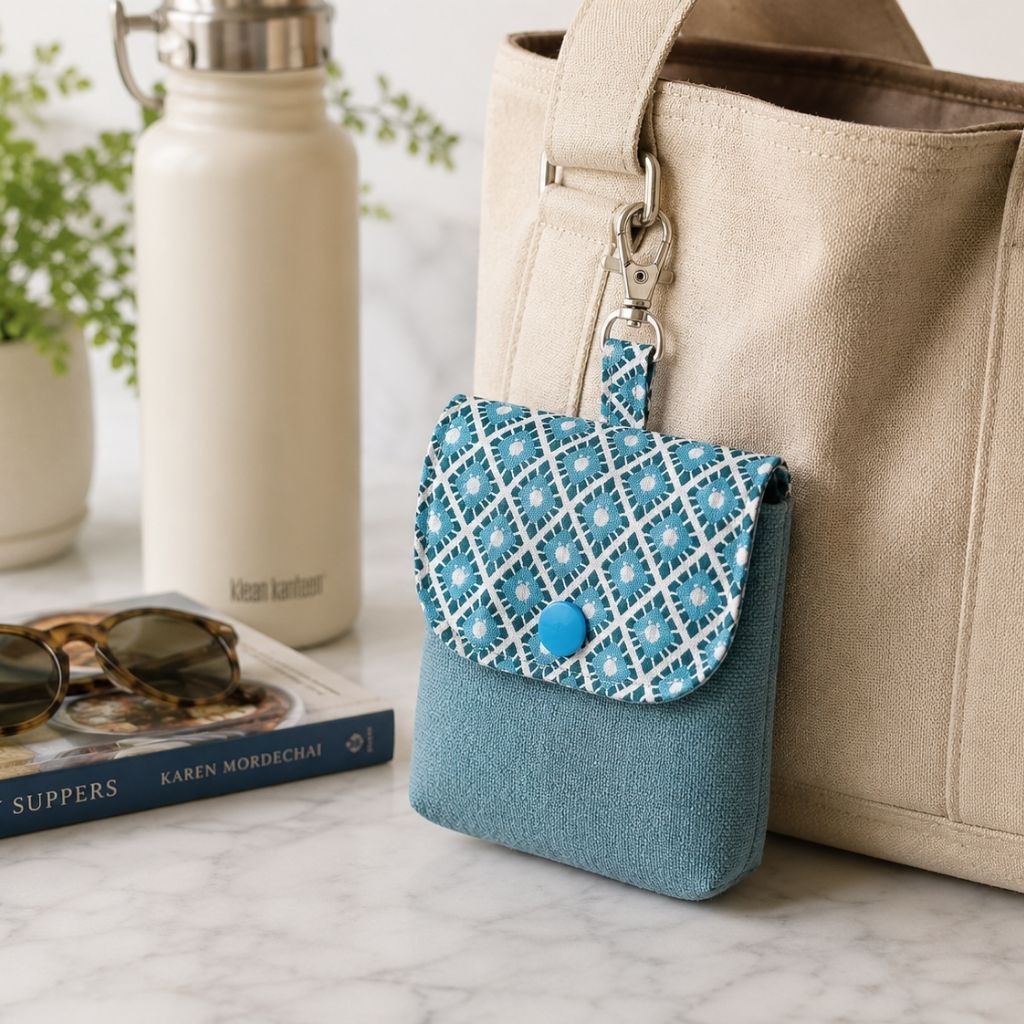 Upcycled Fabric Clip-On Coin Purse (Multiple Designs)