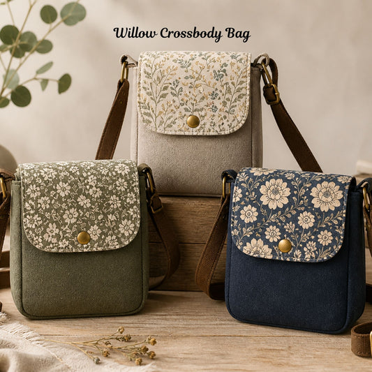 Crossbody Bag Sewing Pattern PDF – Willow