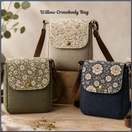 Crossbody Bag Sewing Pattern PDF – Willow