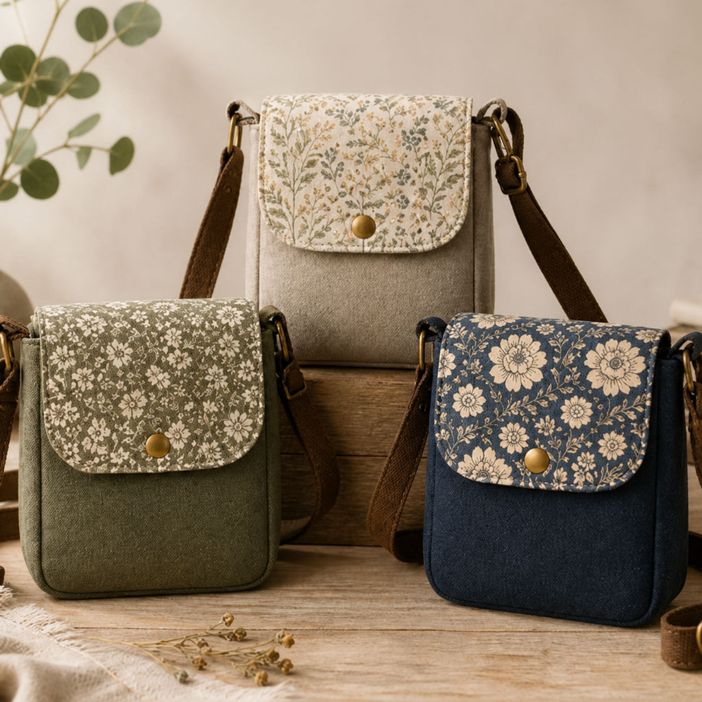 Crossbody Bag Sewing Pattern PDF – Willow