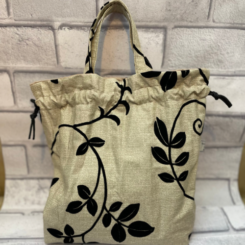 Drawstring Tote Bag - Open